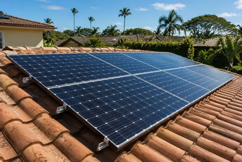 Installation de panneaux solaires à Feneu